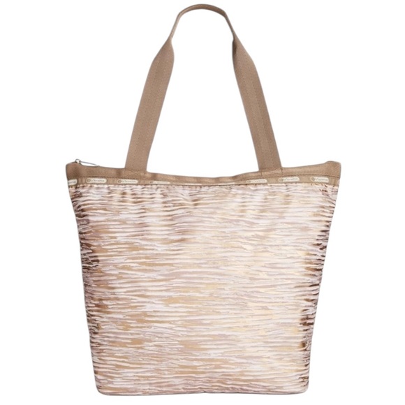 Lesportsac Hailey Tote Shoulder Bag Zipper Top Large Medium Carry On Travel Work - Picture 5 of 7